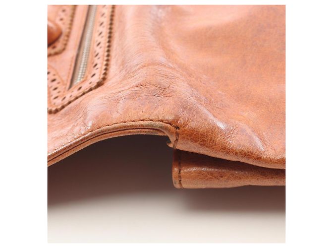 Borsa Balenciaga Giant Envelope Second Marrone - vista 8