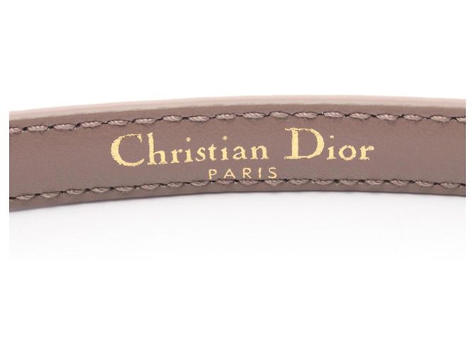 Christian Dior Mini-Ledergürtel Beige - Ansicht 4