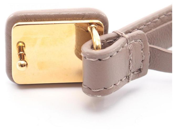 Christian Dior Mini-Ledergürtel Beige - Ansicht 6