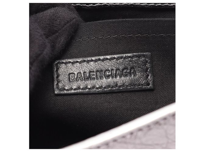 Borsa a tracolla Balenciaga Le Cagole S Argento - vista 4
