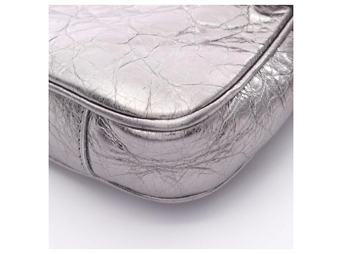 Borsa a tracolla Balenciaga Le Cagole S Argento - vista 6