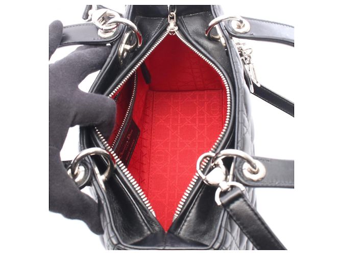 Christian Dior Dior LADY DIOR Borsa 2-Way Nero - vista 3