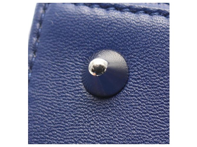 Christian Dior Dior LADY DIOR Cannage Borsa a 2 Vie Blu - vista 6