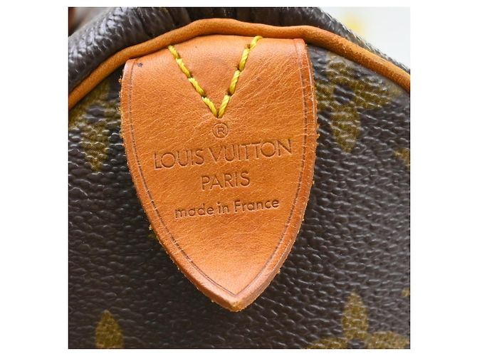 Louis Vuitton Speedy Monogram Canvas 30 Marrone - vista 4