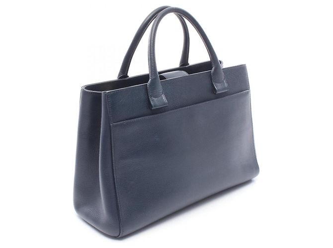 Borsa Tote Chanel Neo Executive Blu navy - vista 2