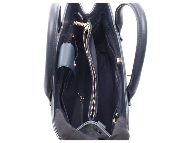 Borsa Tote Chanel Neo Executive Blu navy - vista 3