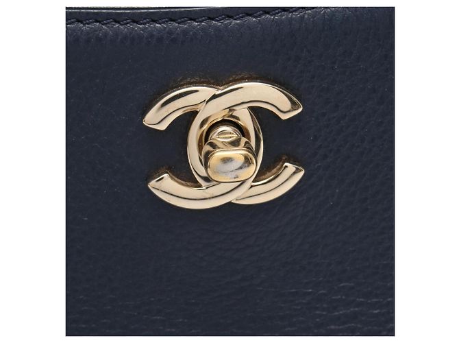 Borsa Tote Chanel Neo Executive Blu navy - vista 7