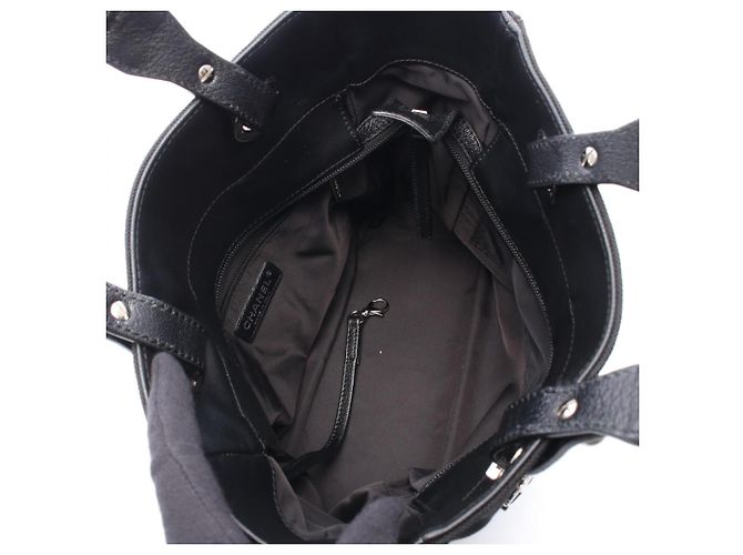 Sac cabas Chanel Paris Biarritz PM Noir - vue 3