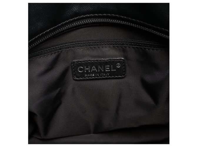 Sac cabas Chanel Paris Biarritz PM Noir - vue 4