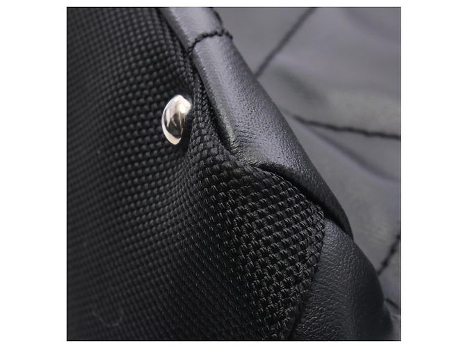 Sac cabas Chanel Paris Biarritz PM Noir - vue 7