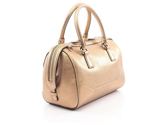 Salvatore Ferragamo Gancini 2-Way Handtasche Golden - Ansicht 2