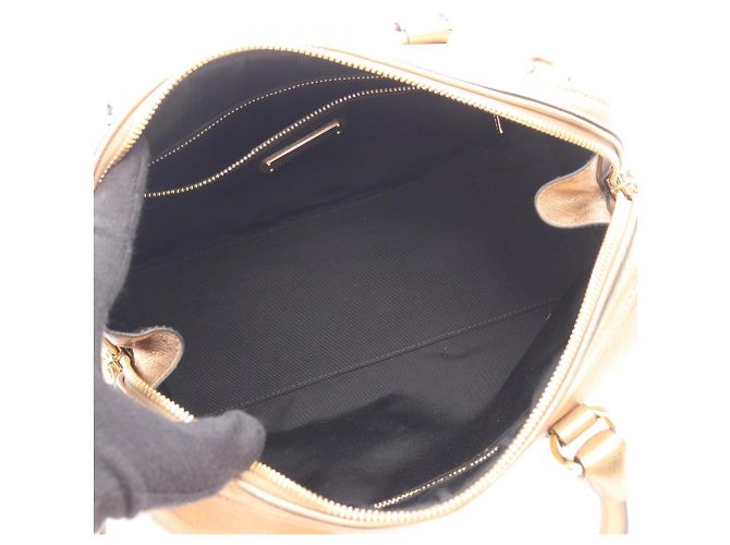 Salvatore Ferragamo Gancini 2-Way Handtasche Golden - Ansicht 3