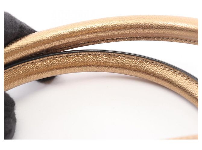 Salvatore Ferragamo Gancini 2-Way Handtasche Golden - Ansicht 7