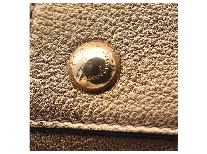 Salvatore Ferragamo Gancini 2-Way Handtasche Golden - Ansicht 9
