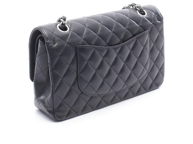 Timeless Borsa a tracolla Chanel Matelassé Double Flap Nero - vista 2