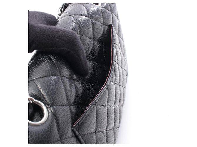 Timeless Borsa a tracolla Chanel Matelassé Double Flap Nero - vista 6