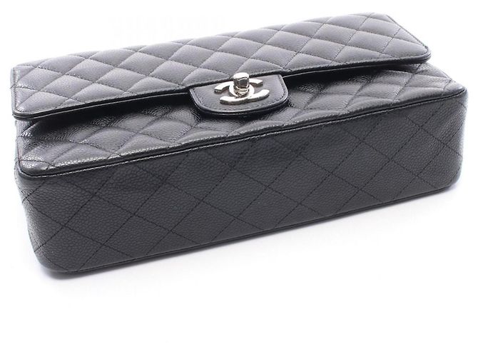 Timeless Borsa a tracolla Chanel Matelassé Double Flap Nero - vista 9