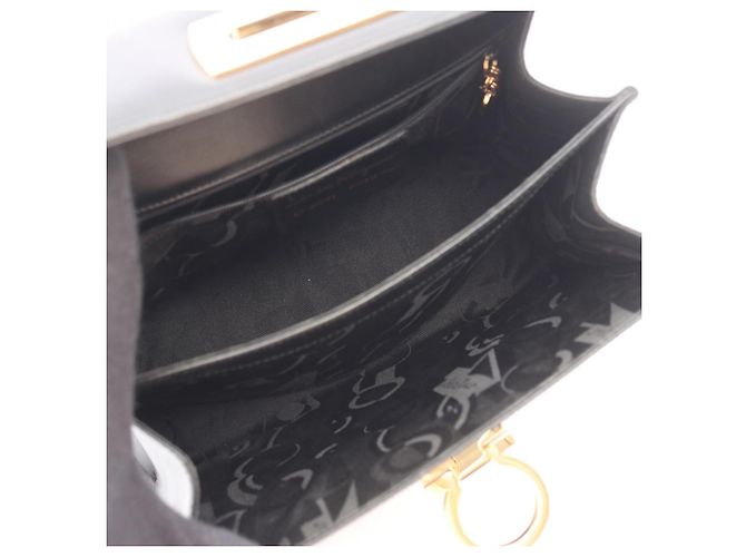 Borsa a mano 2-Way Gancini Salvatore Ferragamo Nero - vista 3
