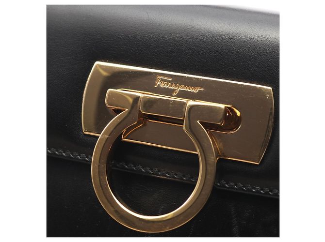 Borsa a mano 2-Way Gancini Salvatore Ferragamo Nero - vista 6