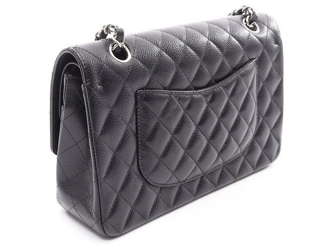 Chanel Matelassé Double Flap Shoulder Bag Black - view 2