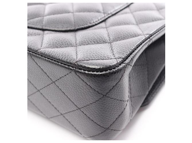 Chanel Matelassé Double Flap Shoulder Bag Black - view 6