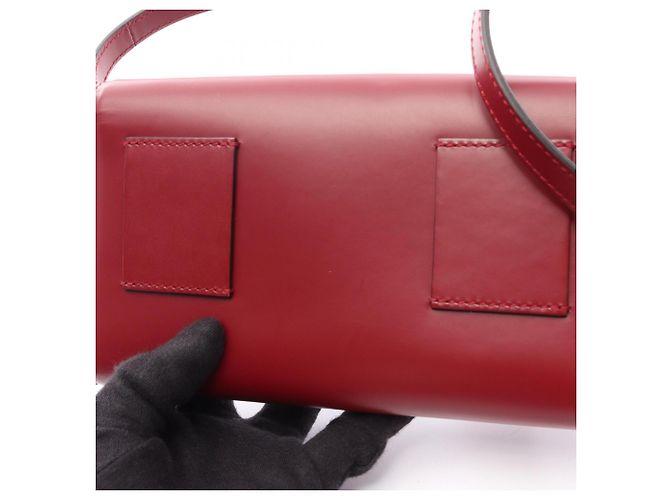 Borsa a tracolla Salvatore Ferragamo Gancini Rosso - vista 9