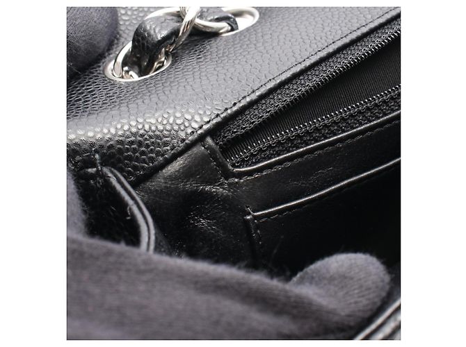 Timeless Borsa a tracolla Chanel 30 Large Matelassé Single Flap Nero - vista 8