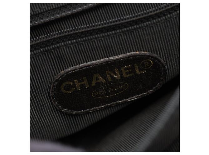 Chanel Triple Coco Mark Rucksack/Handtasche Schwarz - Ansicht 4