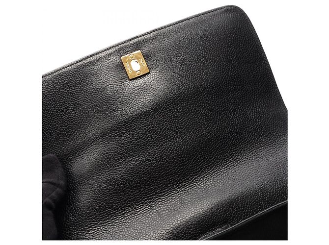 Chanel Triple Coco Mark Rucksack/Handtasche Schwarz - Ansicht 9