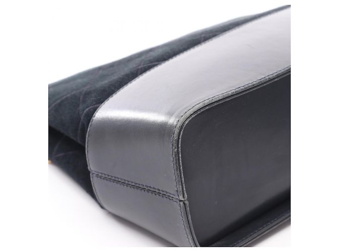 Borsa in pelle nera e scamosciata Salvatore Ferragamo Nero - vista 13