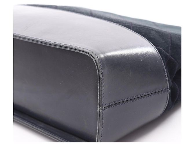 Borsa in pelle nera e scamosciata Salvatore Ferragamo Nero - vista 14