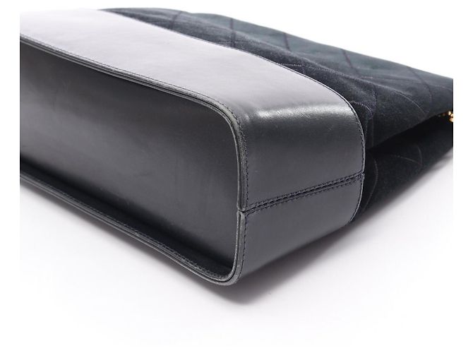 Borsa in pelle nera e scamosciata Salvatore Ferragamo Nero - vista 15