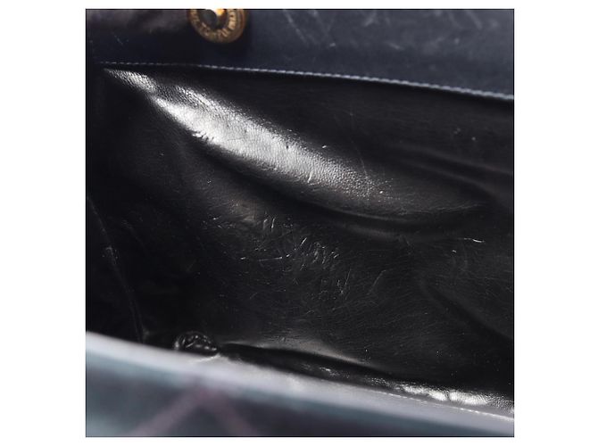 Borsa in pelle nera e scamosciata Salvatore Ferragamo Nero - vista 8