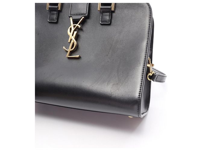 Borsa Cabas Baby Monogram Yves Saint Laurent Nero - vista 10