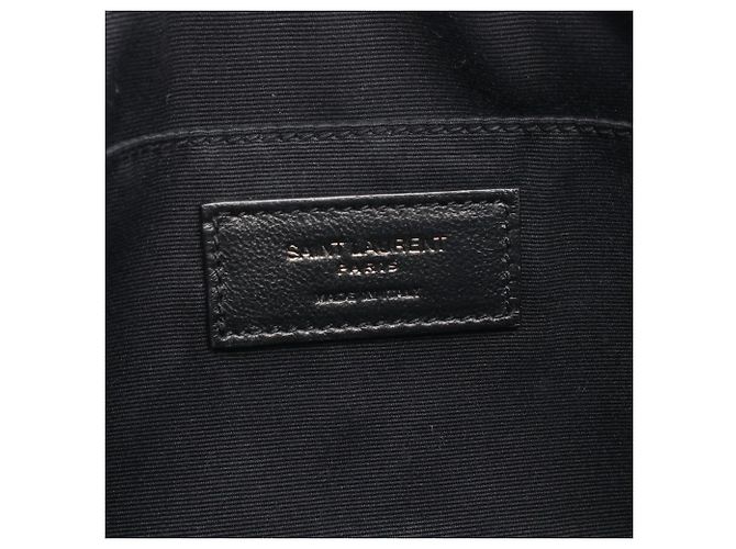 Borsa a Spalla Yves Saint Laurent Monogram Nero - vista 4