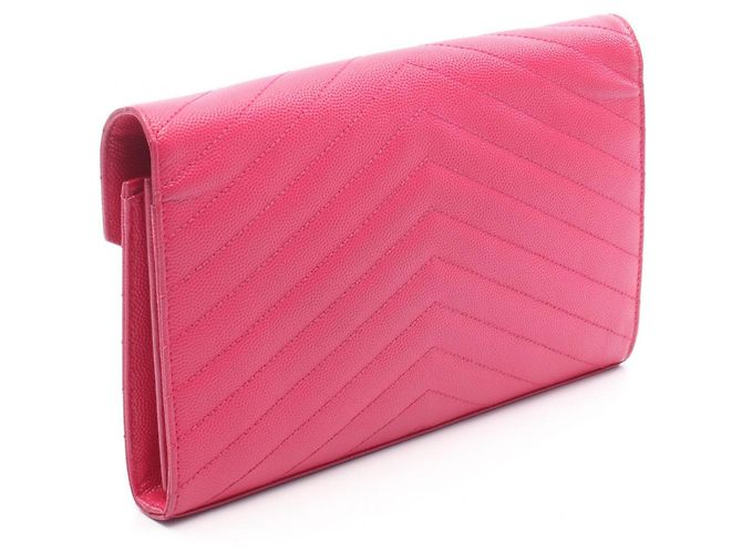 Borsa a Spalla Yves Saint Laurent Cassandra Classic Rosso - vista 2