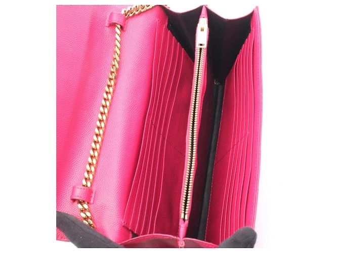 Borsa a Spalla Yves Saint Laurent Cassandra Classic Rosso - vista 3