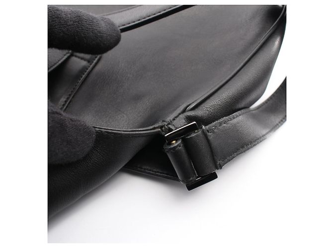 Borsa a tracolla in pelle nera Salvatore Ferragamo Nero - vista 13