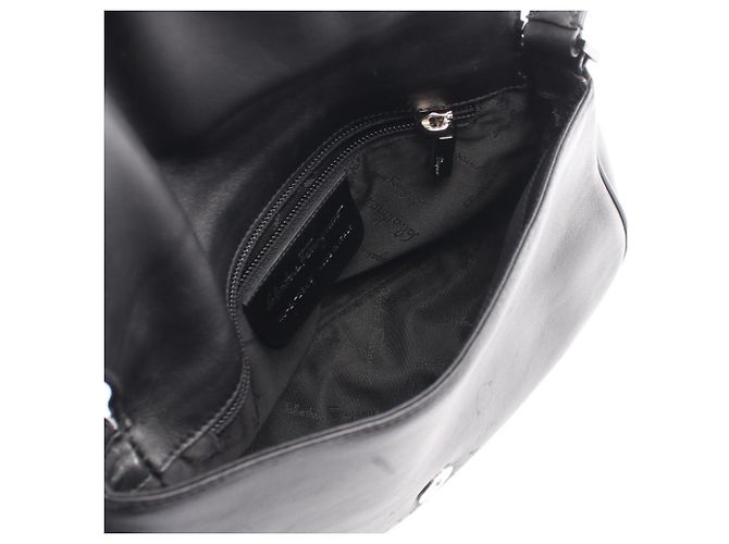 Borsa a tracolla in pelle nera Salvatore Ferragamo Nero - vista 3