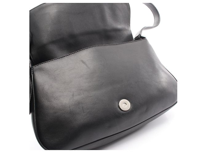 Borsa a tracolla in pelle nera Salvatore Ferragamo Nero - vista 8