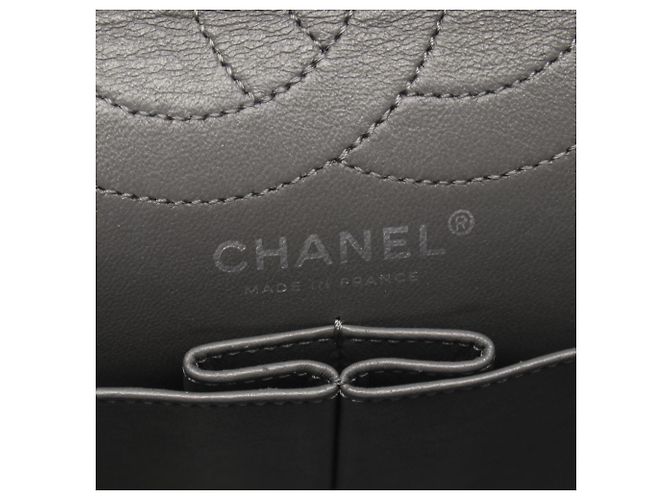 Borsa a Spalla Chanel 2.55 Matelassé Double Flap Marrone - vista 4