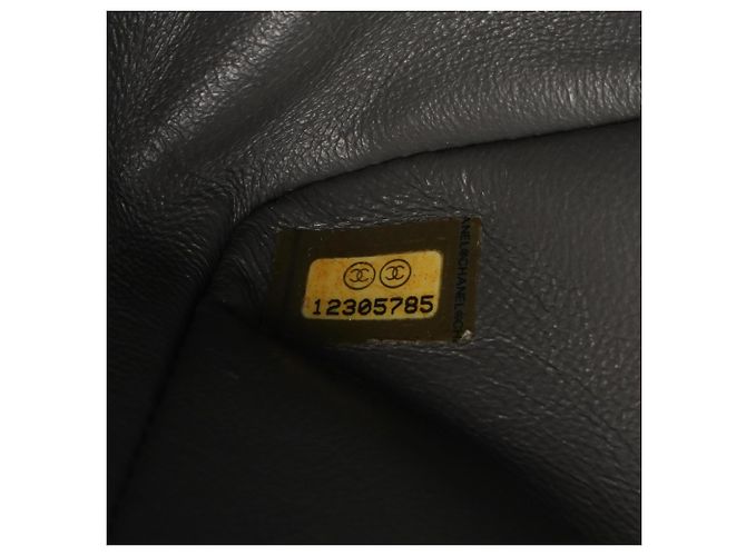 Borsa a Spalla Chanel 2.55 Matelassé Double Flap Marrone - vista 5
