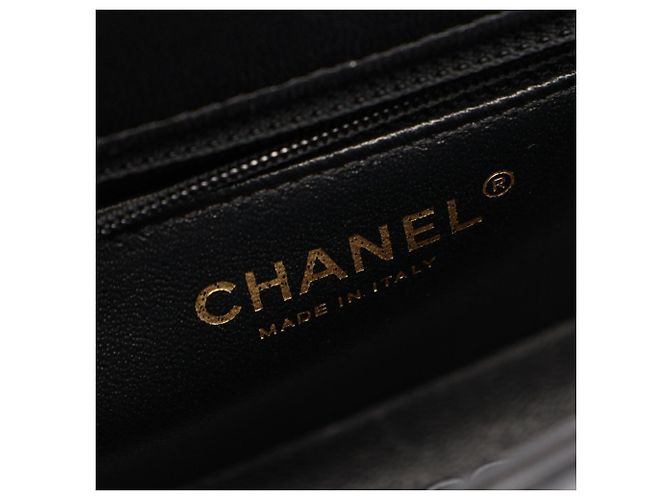 Mini borsa a tracolla Chanel V-Stitch Nero - vista 4