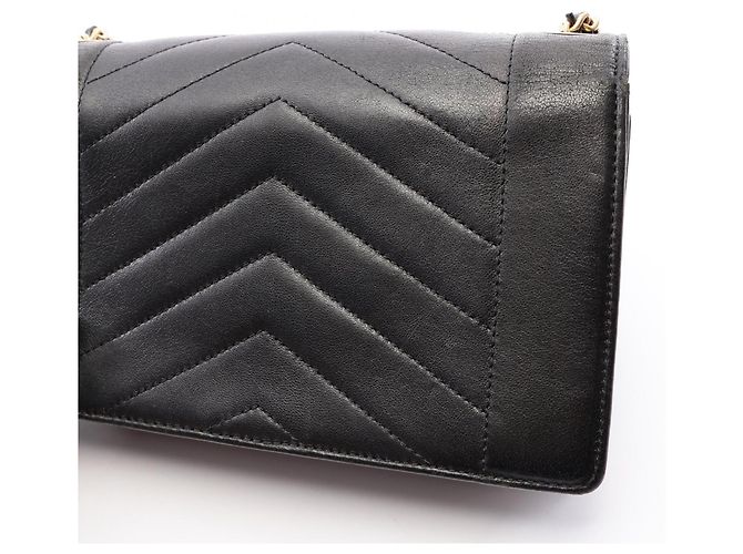 Mini borsa a tracolla Chanel V-Stitch Nero - vista 9