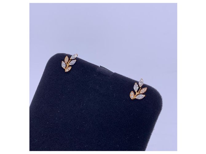 Orecchini Tiffany & Co. Victoria Ramo Diamanti Oro Rosa D'oro - vista 2
