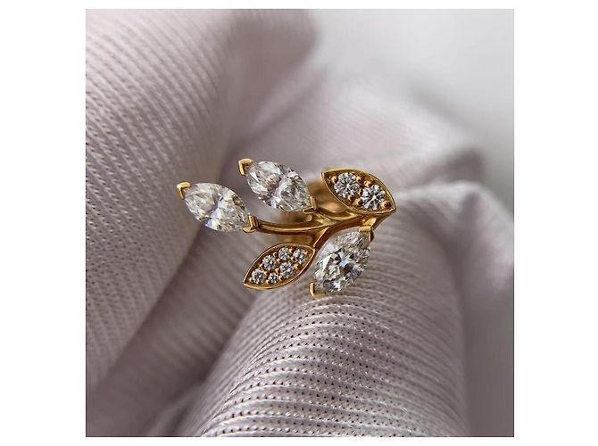 Orecchini Tiffany & Co. Victoria Ramo Diamanti Oro Rosa D'oro - vista 7