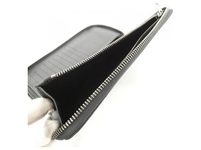Louis Vuitton Damier Infini Zippy Wallet Black - view 8