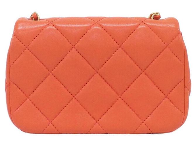 Borsa a Spalla Chanel AS4868 Arancione - vista 2