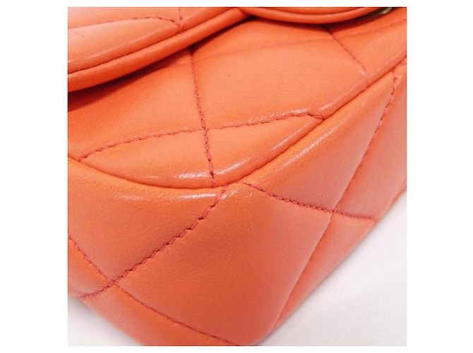 Borsa a Spalla Chanel AS4868 Arancione - vista 3