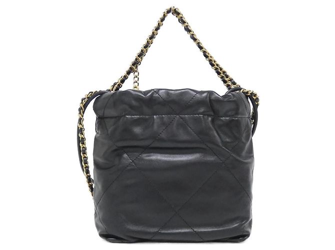 Borsa Chanel 22 Line MINI AS3980 Nero - vista 2